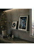 Premium Slim Dark Grey Metal Shelf - Modern Decorative Wall Module