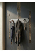Premium Oval-Design Metal Wall Hook - Light Grey Multipurpose Hanger