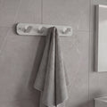 Açık Gri Galvaniz Metal Çok Amaçlı Askılık - Modern Banyo Ve Antre Askısı