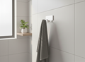 Premium Paslanmaz Çelik Yapışkanlı İkili Banyo Askısı - Modern Havlu Ve Bornoz Askılığı