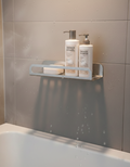 Premium Stainless Steel Bathroom Organizer - Multipurpose Luxury Shower Caddy | Chalybes